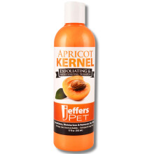 Jeffers Pet Aprikosenkern-Shampoo Reinigungsmittel- und seifenfreie Peeling- und Feuchtigkeitsformel fr Hunde, Katzen, Welpen, Frettchen und Kanin