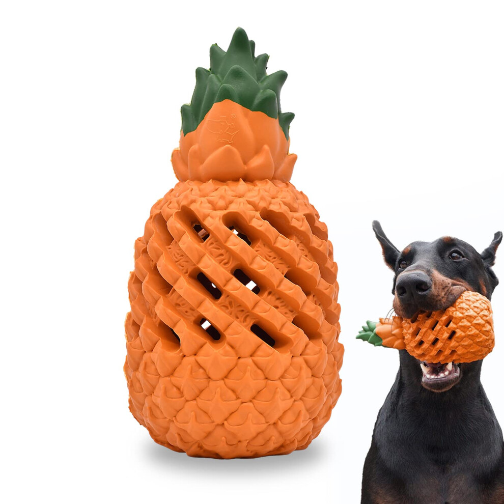 PETOPIA Pineapple Dog Chew Toys - Indestructible Toys for Medium Aggressive Chewers
