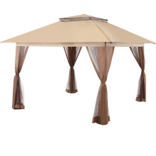 Garden Winds Custom Fit Vaihtokatoksen yläkansi, joka on yhteensopiva The Crown Shades 13' X 13' Pop Up Gazebo kanssa - Parannettu suorituskyky RIPLO
