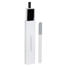 Leighton Denny Hardened Glass Crystal Nail File in Aluminimum Case - Replace traditional nail files and emery boards