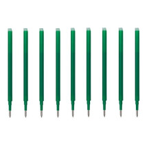 Pilot Gel Ink Refills for FriXion Erasable Gel Ink Pen Extra Fine Point 0.5mm Green Ink Pack of 9