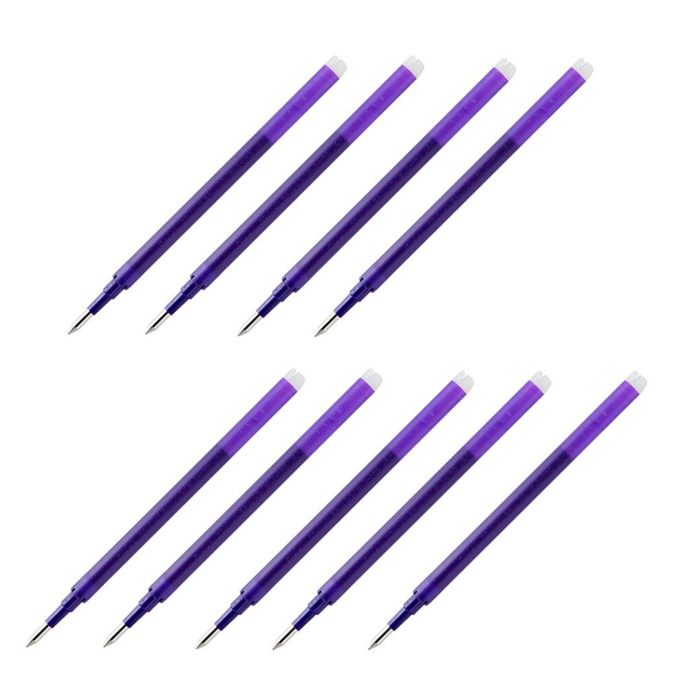 Pilot Gel Ink Refills for FriXion Erasable Gel Ink Pen  Extra Fine Point 0.5mm  Violet Ink  Pack of 9