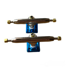 LEEFAI Pro Fingerboard Trucks 32/34/36mm 4.0-Regular Kingpin-Upgraded V2 Basisplaat Blauw