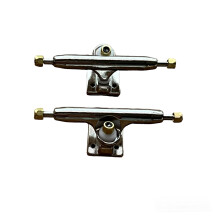 LEEFAI Pro Fingerboard Trucks 32/34/36mm 4.0-Regular Kingpin-Upgraded v2 met Hardware-Kleur en Maat (36mm,Chroom)