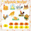 9 PCS Poulet en nid d'abeilles Centres de table d   corations de table de poulet tableaux de table de poule 2