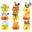 9 PCS Poulet en nid d'abeilles Centres de table d   corations de table de poulet tableaux de table de poule 1