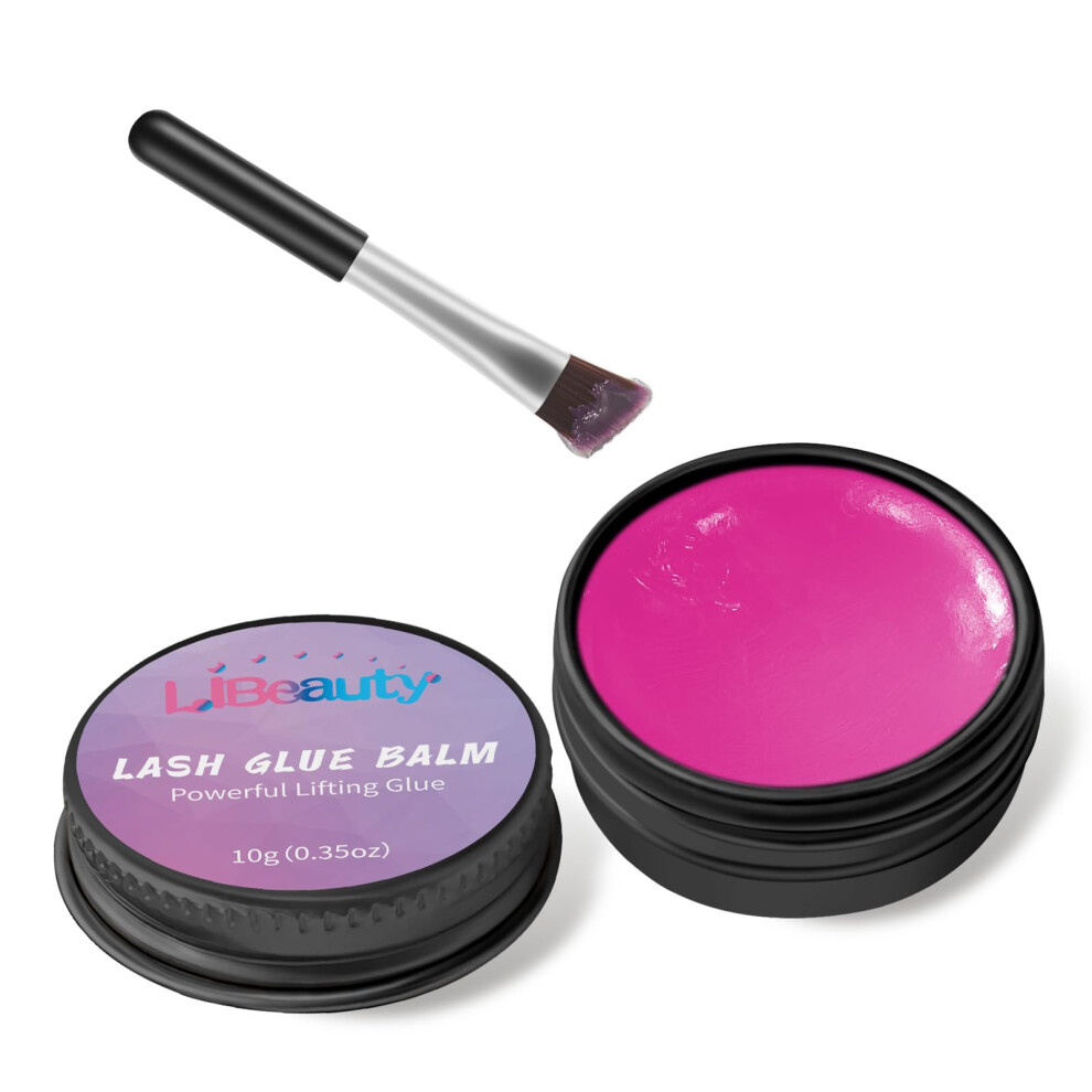 Libeauty Lash Lift Glue Balm Faint Fragrance Lash Glue Wax For Perfect Eyelash Perm & Brow Lamination Easy To Apply And Fast Drying & Water Soluble