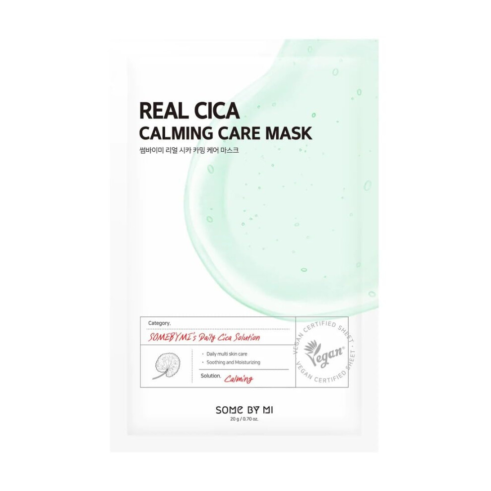 Certains Par Mi Some By Mi Real Cica Calming Care Beauty Mask 1 Sheet 0.70 Oz (20 G)