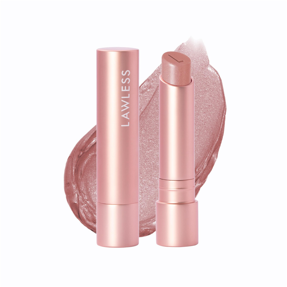 Lawless Forget The Filler Lip Plumping Line Smoothing Tinted Balm - Sweetie - Premium Tinted Lip Balm With Natural Ingredients To Plump And Smooth Lip
