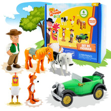 LUPPA La Granja de Zenon Set de Figuritas de Acci?ny Aventura para Nios Figuritas | Zenon Percheron Beto Lola Bartolito und El Auto Bochinchero (
