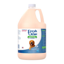 PetAg Fresh n Clean Scented Creme Rinse Classic Fresh Scent (concentrado 7:1) - 1 galo - condiciona e hidrata a pele com vitamina E e aloe vera