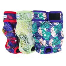Leekalos Reusable Washable Dog Diapers Female (3 Pack) - Highly Absorbent Doggie Diapers - Size Adjustable Puppy Diapers for Dog Period Panties (