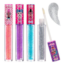 L.O.L overraskelse! Party Favors - 4 PC Glitter Lip Gloss Collection. Pige B?rn Teenager Piger Damer & Damer 4-delt lipgloss tryllestavs?t til al