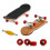 1 pacchetto Mini Maple Professional Maple Legno Lettari per skateboard set per bambini (rosso) 1