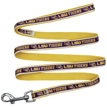 NCAA PET-Leine, mittelgro, LSU Tigers Hundeleine, glnzende und farbenfrohe Leine fr Hunde und Katzen, lizenziert von der NCAA, neue Version