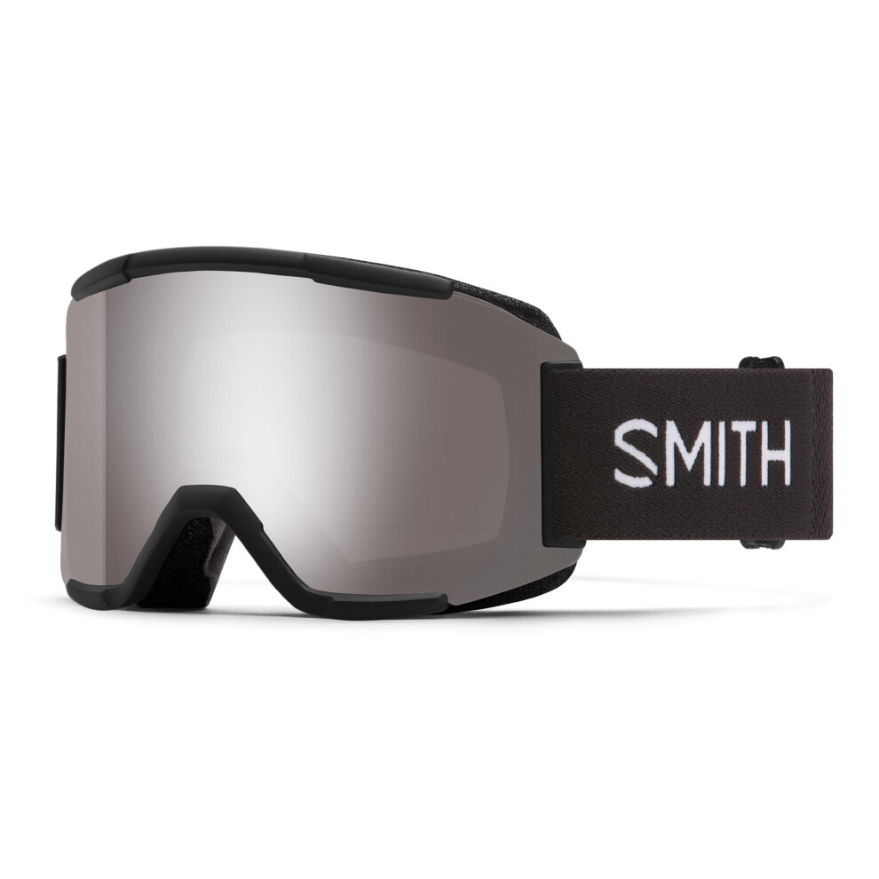 SMITH Squad Goggles with ChromaPop Lens - Performance Snowsports Goggles with Replaceable Lens for Skiing & Snowboarding - for Men & Women - Black + C