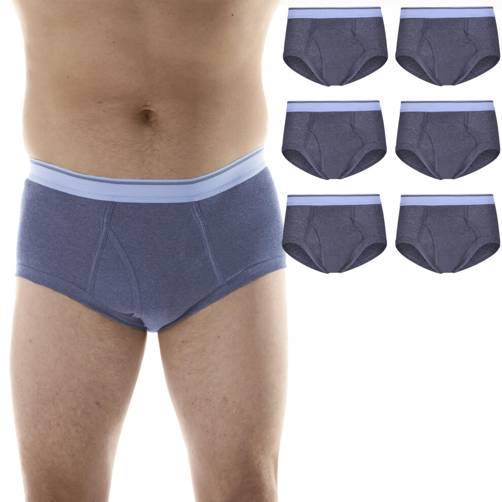 Wearever Incontinence Underwear For Men - Reusable & Washable Men's Bladder Control Briefs With Regular Absorbency - Leak Proof Underwear (Pack Of 6)