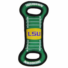Lemmikkieläimet Ensimmäinen NCAA Football Field Dog -lelu vinkujalla. - LSU Tigers - hinaamiseen ja hakuun. - Luja ja kestävä PET-lelu