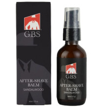 G.B.S Aftershave Balm Sandalwood for Men - soothes razor burn redness and irritation