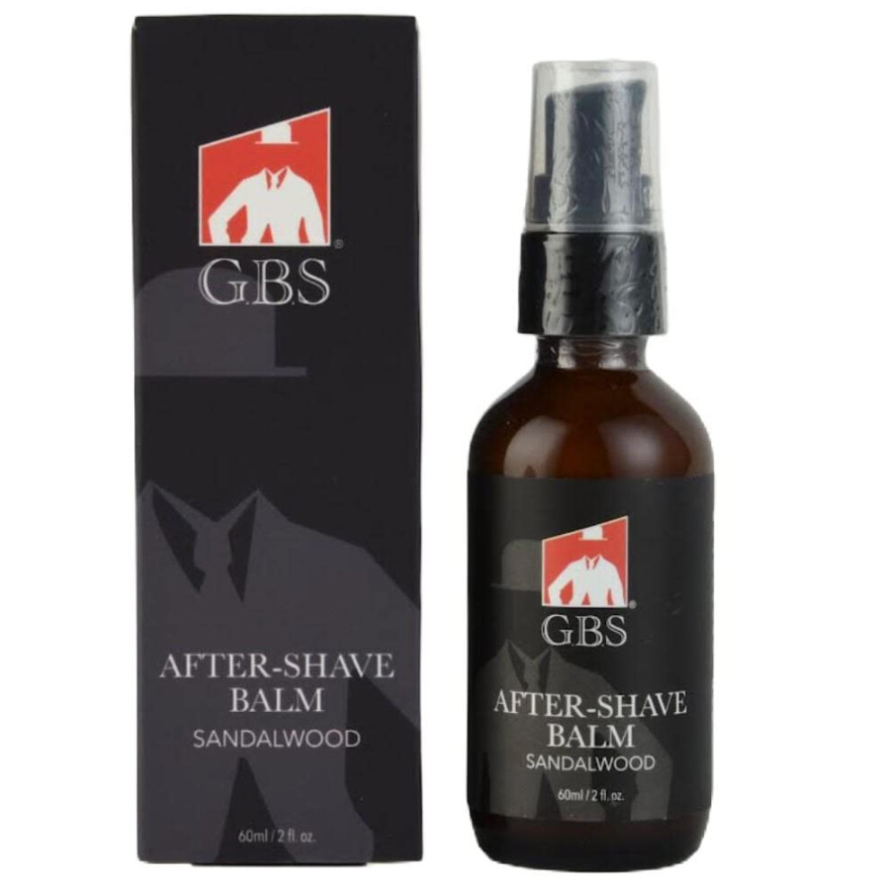 G.b.s Aftershave Balm Sandalwood For Men - Soothes Razor Burn Redness And Irritation