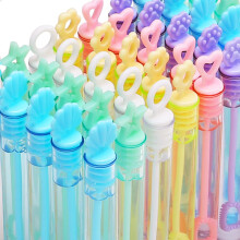 30 pakke mini boblestave (6 stilarter 6 farver) Bulk boblefest favoriserer godteposer til brn Fantastisk sommer udendrs indendrs legetj Gaver