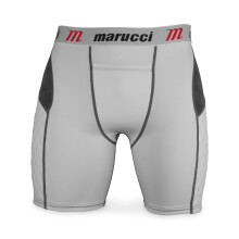 Marucci Herren Elite Shorts mit Cup, Gr      e L, Wei