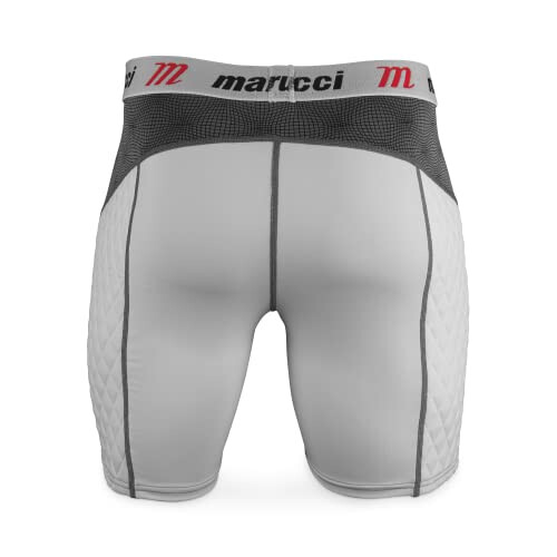 Marucci Herren Elite Shorts mit Cup, Gr      e L, Wei 2