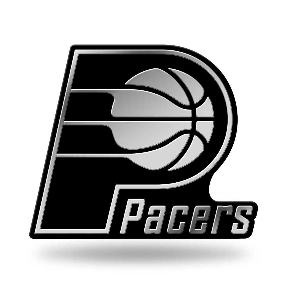 Rico Industries Nba Indiana Pacers Chrome Finished Auto Emblem 3D Sticker 094746934880
