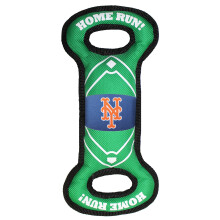 MLB NEW YORK METS Baseball Field Dog -lelu, jossa kaksoisreunaompeleet ja sisδinen SQUEAKER