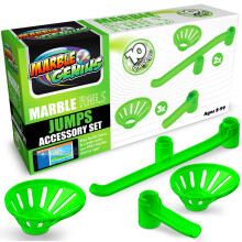 Marble Genius Zusatz-Zubehör Marble Rails Sprünge Set, 10-teiliges Marble Run für Kinder ab 8 Jahren