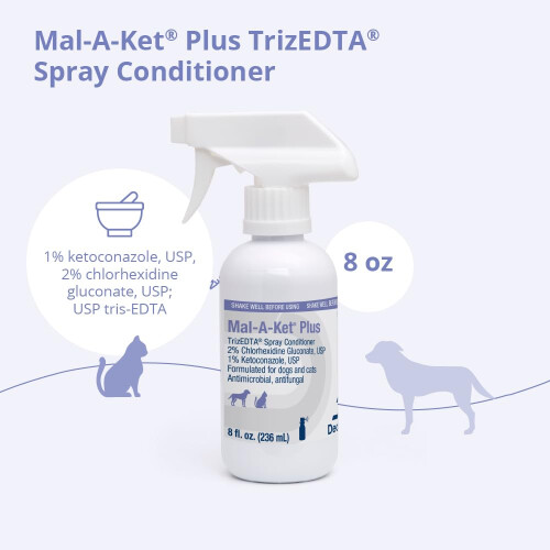 Mal-A-Ket Plus TrizEDTA Spray Conditioner til hunde og katte 8 oz 2