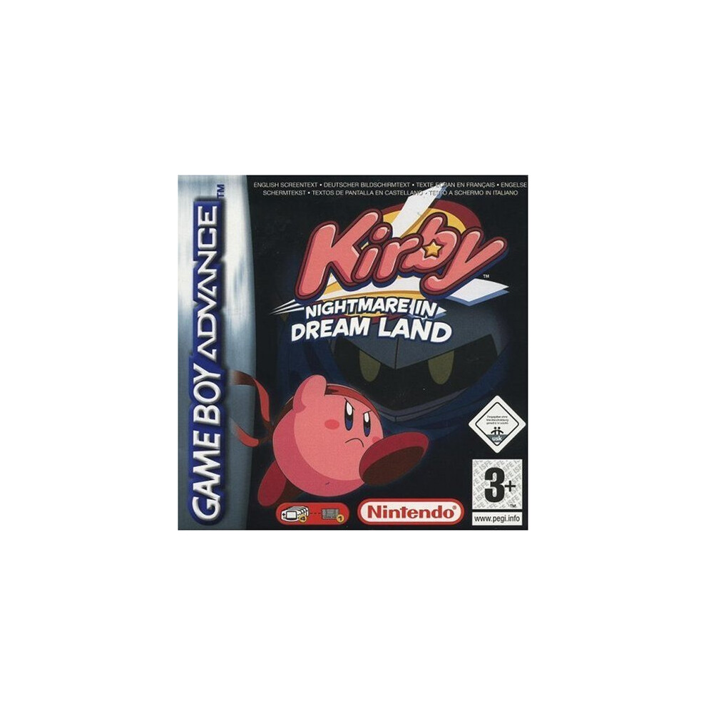 Nintendo Kirby Nightmare In Dream Land (Renewed)