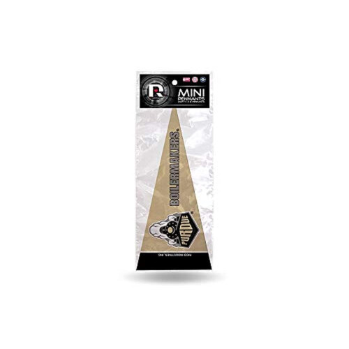 Rico Industries NCAA Purdue Boilermakers Conjunto clssico de mini flmula de decorao de 8 peas, 4 por 9 polegadas