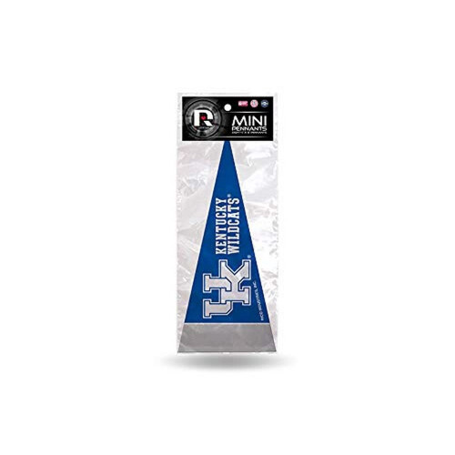 Rico Industries NCAA Kentucky Wildcats 8 peas, 4 por 9 polegadas, conjunto clssico de mini flmula D?cor