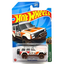 Wheels Hot 1:64 Scala jeep Cherokee Mud Stalls 4/5 White