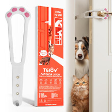 TGIOW Katzentrriegel, 1 Stck, Katzentrstopper, Haustiertrriegel, um den Hund aus der Katzentoilette und der Futtertrsttze fr Katzen fernzu