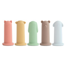 mushie Siliconen Dierenvingerpoppen 5-Pack