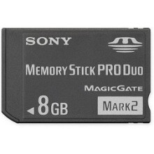 Sony 8 GB Memory Stick Pro Duo Flash Memory Card MSMT8G