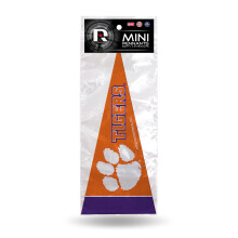Rico Industries NCAA Clemson Tigers 8-Piece 4-Inch x 9-Inch Mini Vlaggen Decor Set