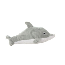 MIGHTY- Ocean Junior Dolphin - Squeaker-Multiple Layers. Made Durable Strong & Tough. Interactive Play Dog Toy (Tug Toss & Fetch). Machine Wash