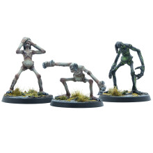 Modiphius Entertainment: Fallout: Miniaturen - Cryptids: Wendigo Pack - 3 Harsen Figuren, Appalachia Golf, Onbeschilderd