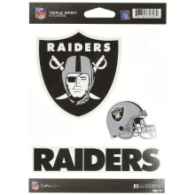 Rico Industries NFL Football Las Vegas Raiders Triple Sticker Sheet