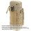 Maxpedition pulloteline Khaki 10 - tuumaa x 4 tuumaa 4