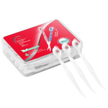 Mini Disposable Toothbrushes with Toothpaste and Toothpick Tongue Cleaners Reduce Bad Breath Tongue Scraper Prepasted Toothbrush Pick for Wo