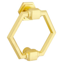 National Hardware N336-708 Powell Deurklopper, Geborsteld Goud