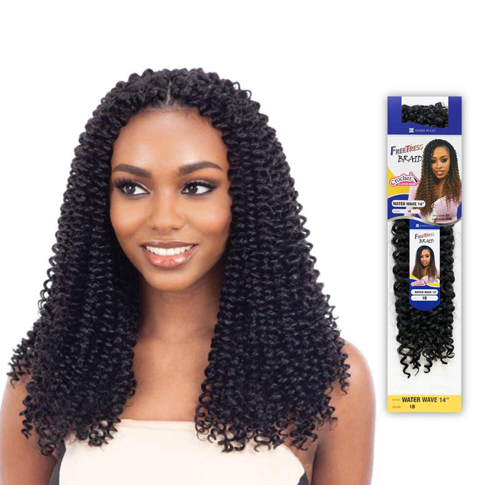 Freetress Braids Unisex Freetress Synthetic Bulk Crochet Braid - Water Wave 14"""" (30)