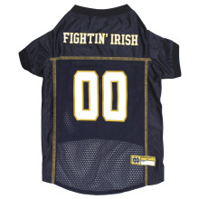 Pets First NCAA College Notre Dame Fighting Irish Mesh Jersey til hunde og katte Medium. Licenseret hundetr?je med dit foretrukne fodbold-/basket