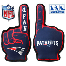 NFL New England Patriots #1 FANILELU KOIRILLE JA KISSOILLE. PARAS KYTKE PET-LELU, jossa on sisempi SQUEAKER