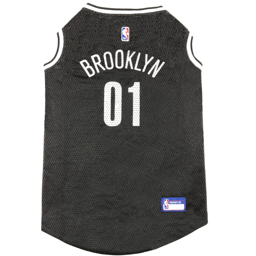 Photos - Other for Cats Pets First NBA PET Jersey Brooklyn NETS Basketball Dog Jersey Large. Best Licensed Basketball Jersey for The Real Four-Legged Fan! NET 