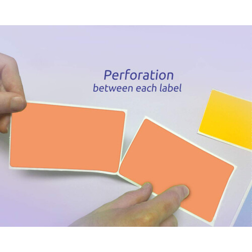 NextdayLabels - 3 x 5 Rectangle Inventory Coding Etiquetas de codificacin 500 por rollo (salmn) 2